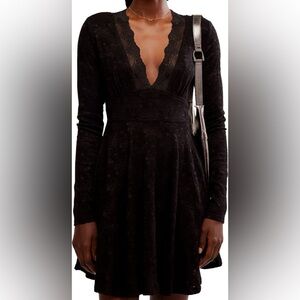 NWOT Free People All Yours Boucle-knit Mini Dress - Size Medium